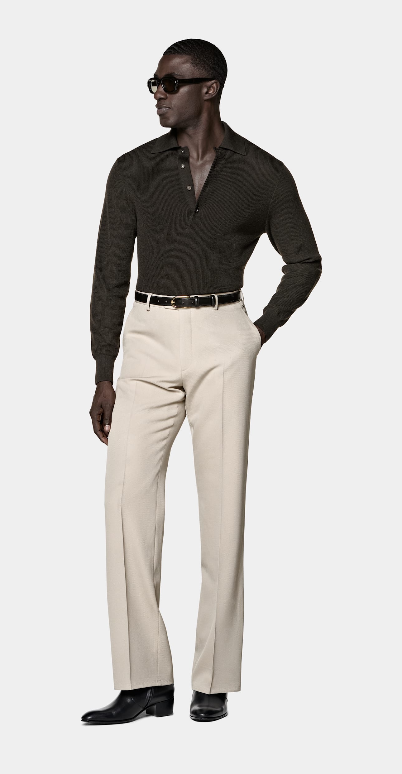 Long Sleeve Polo