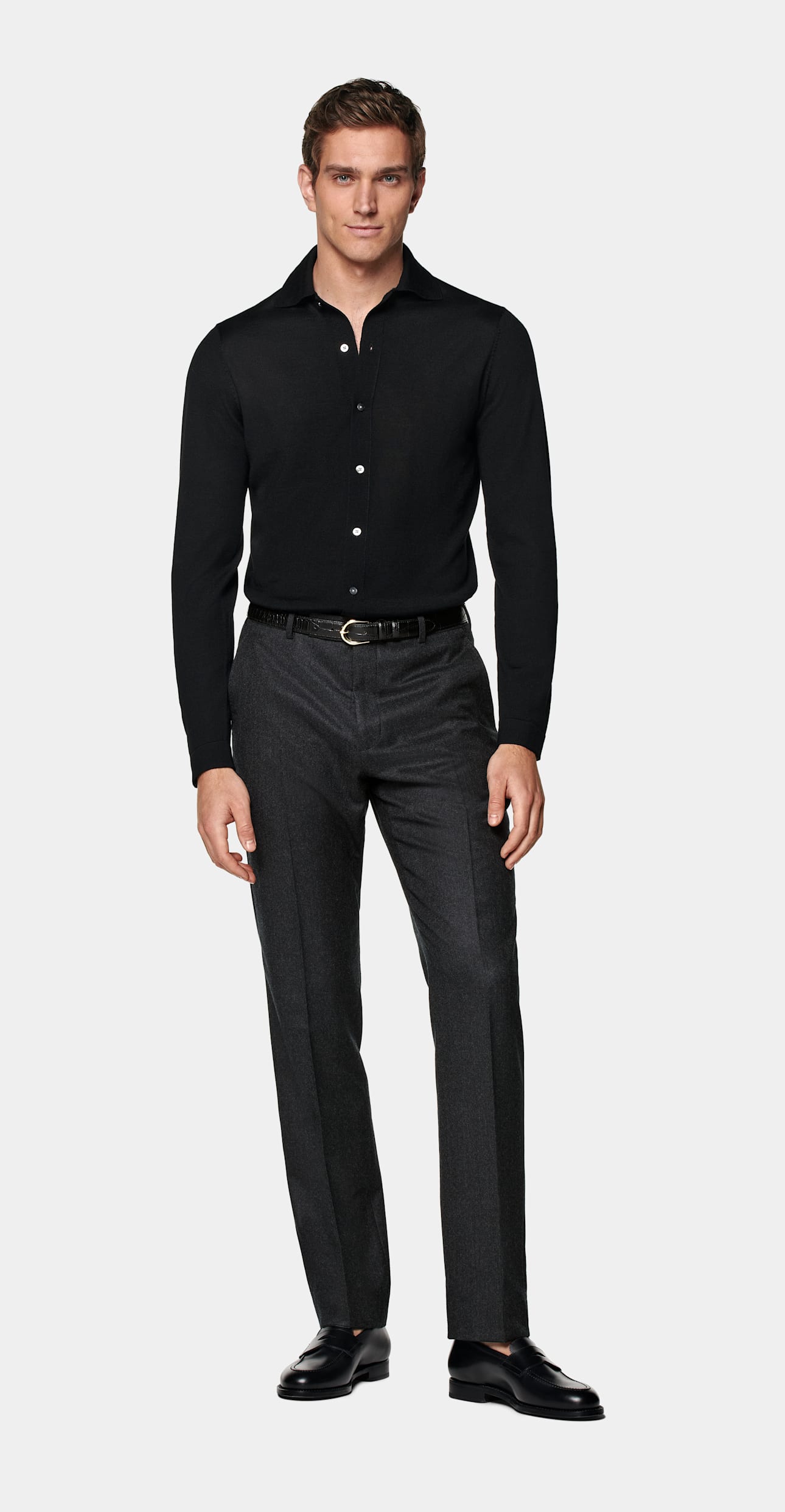 Long Sleeve Polo Cardigan