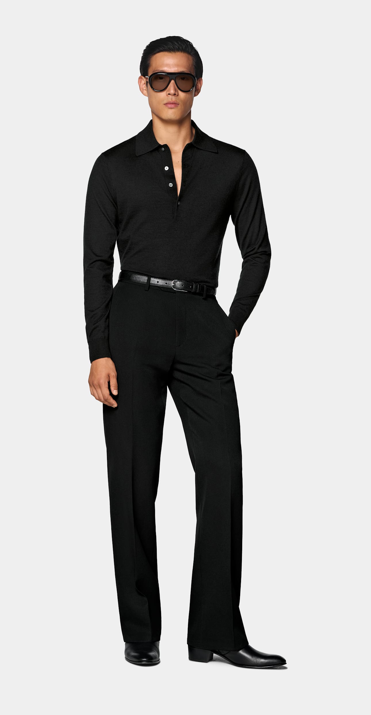 Long Sleeve Polo