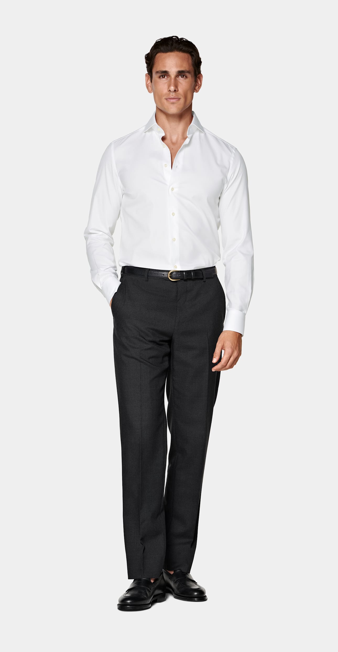 Tailored Fit Cutaway Collar Shirt