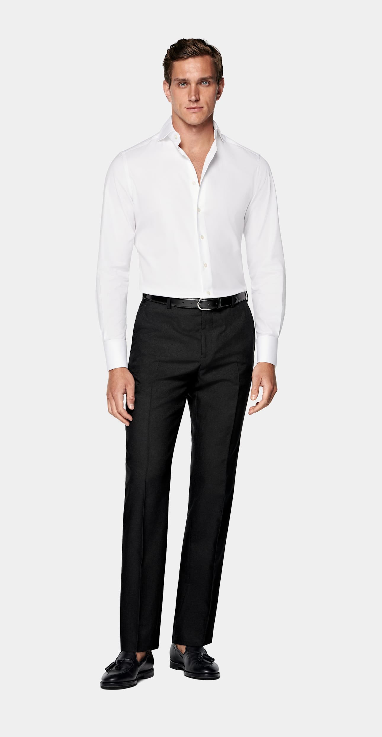 Tailored Fit Cutaway Collar Shirt