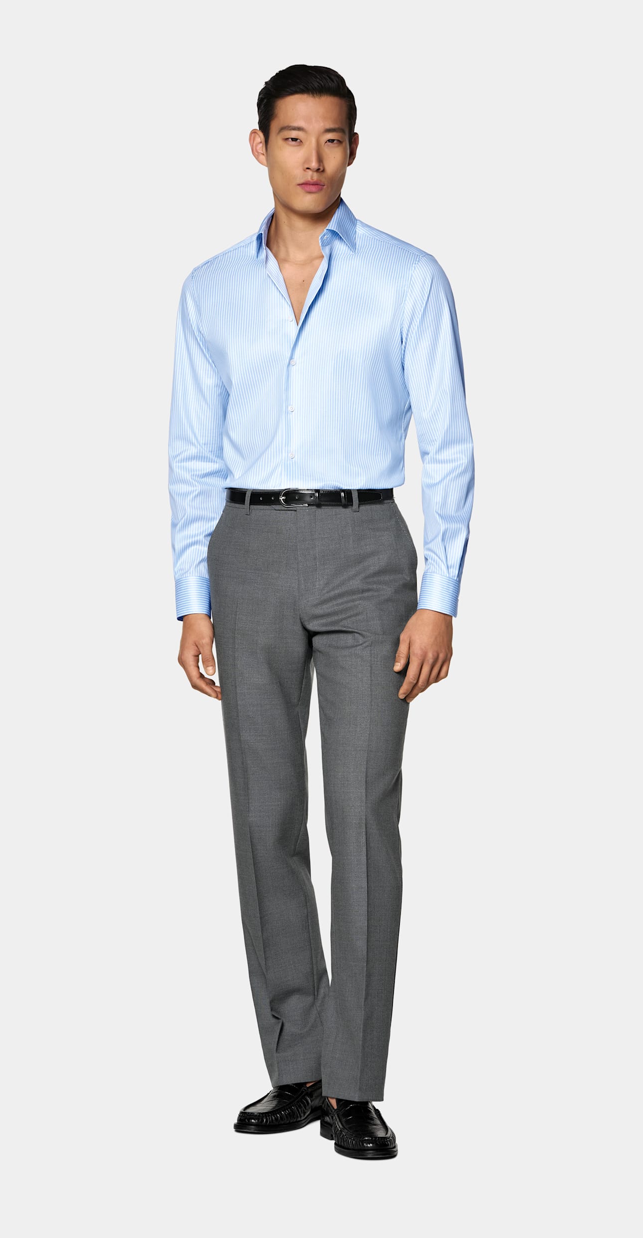 Tailored Fit Widespread Collar Shirt