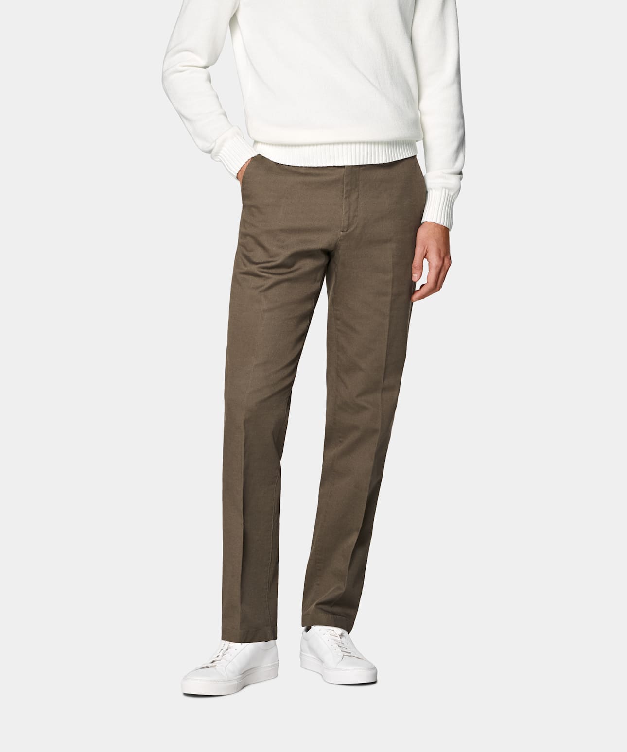 Slim Leg Straight Chinos