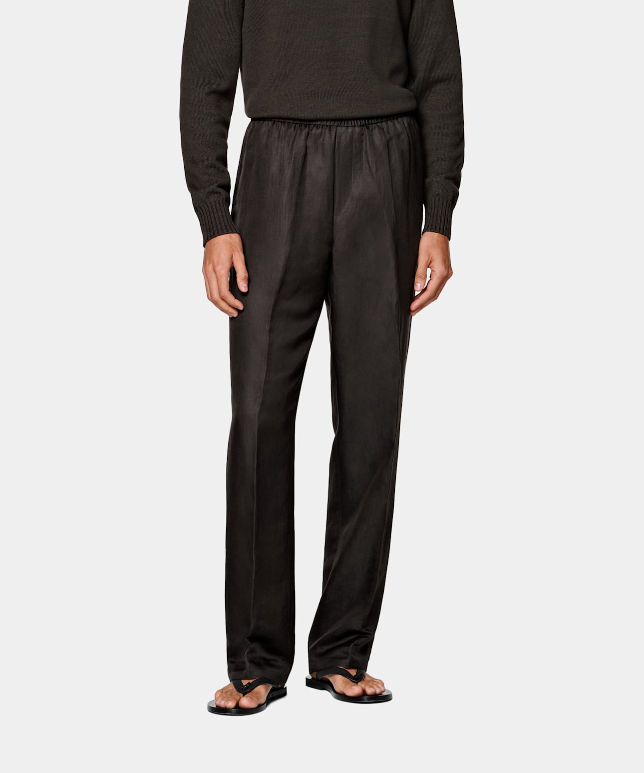 Wide Leg Straight Pants