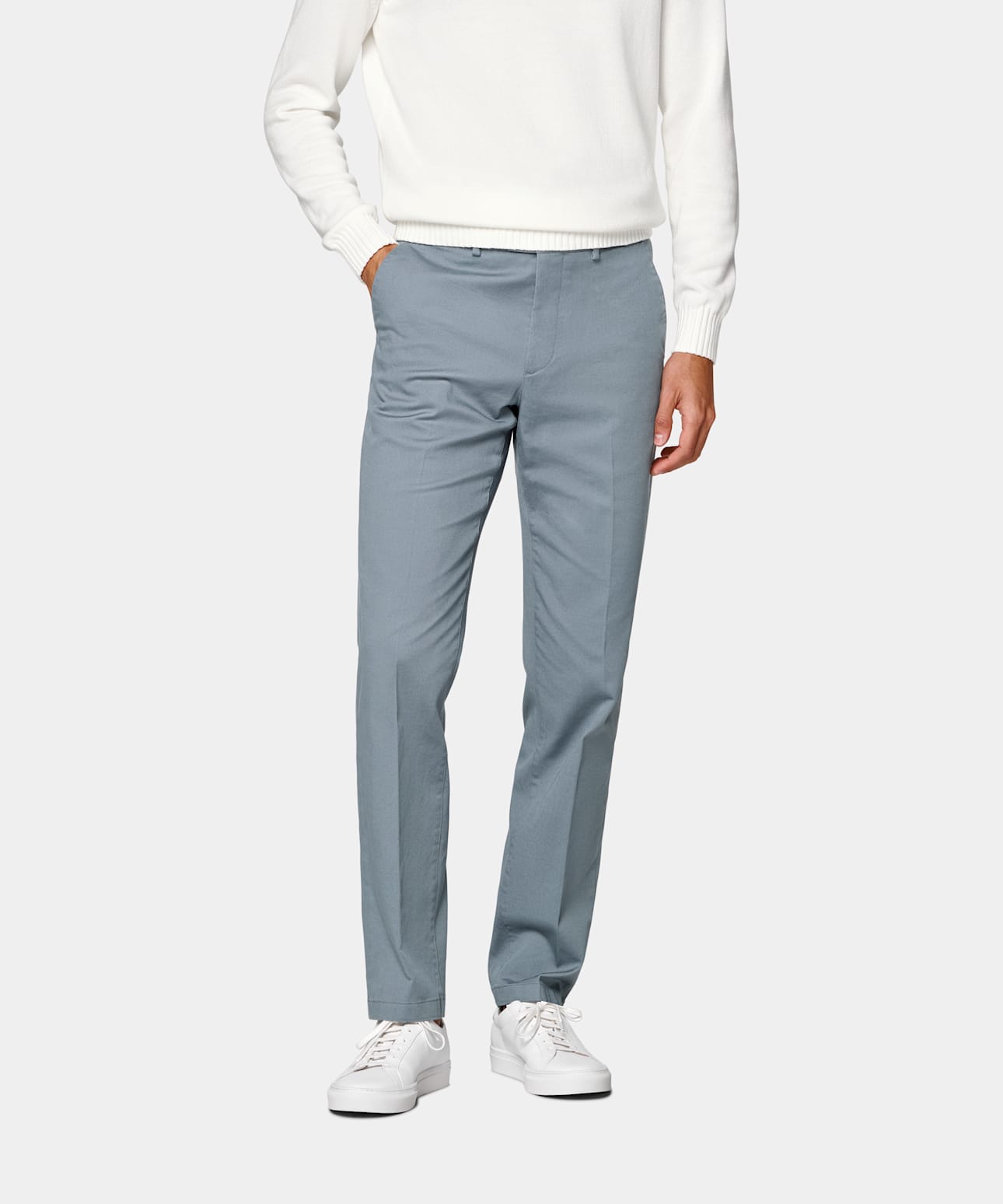 Slim Leg Straight Chinos