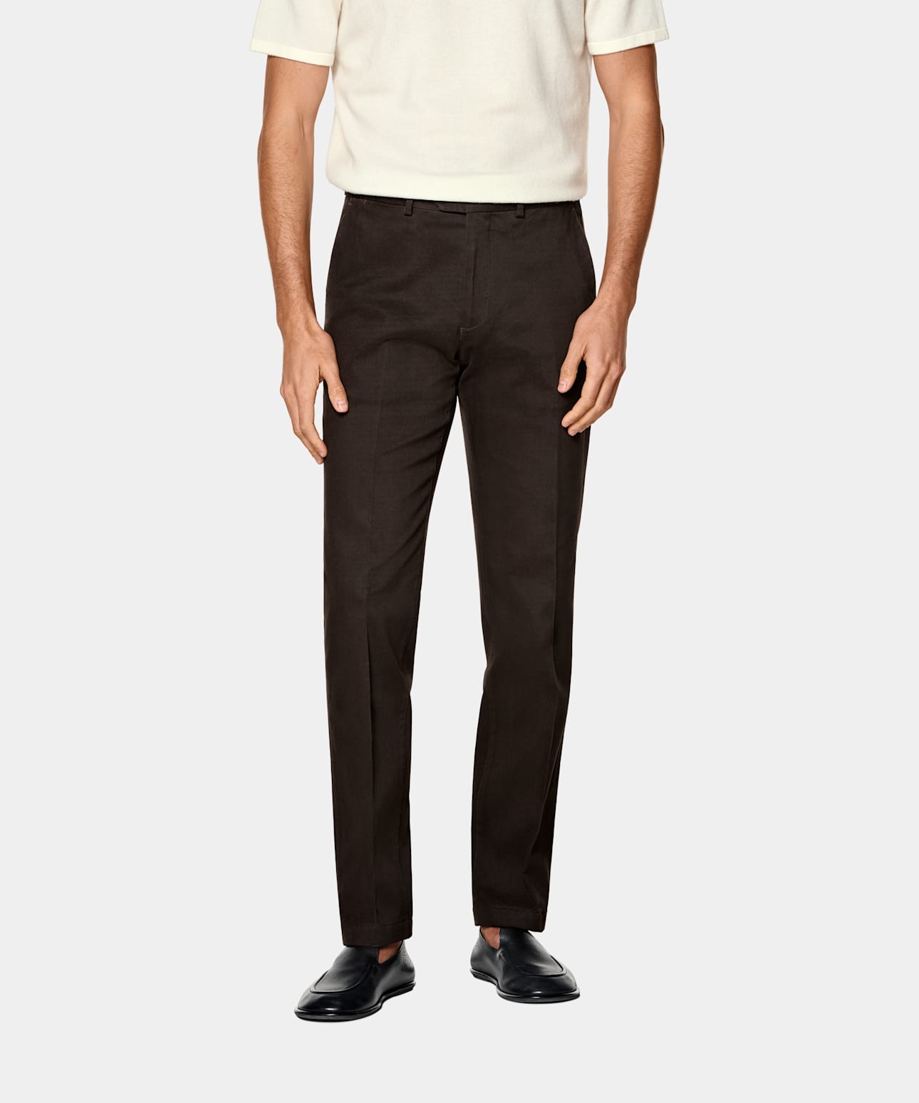 Slim Leg Straight Chinos