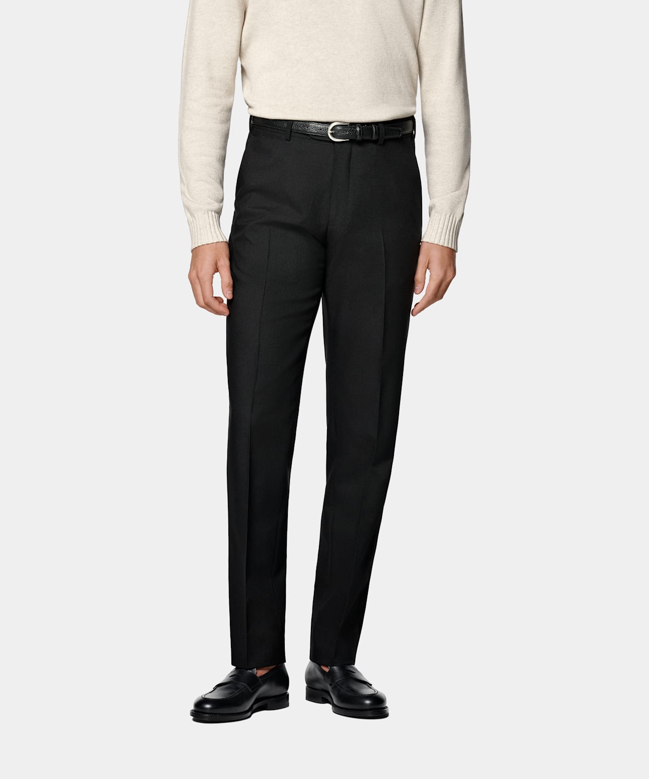 Slim Leg Straight Pants