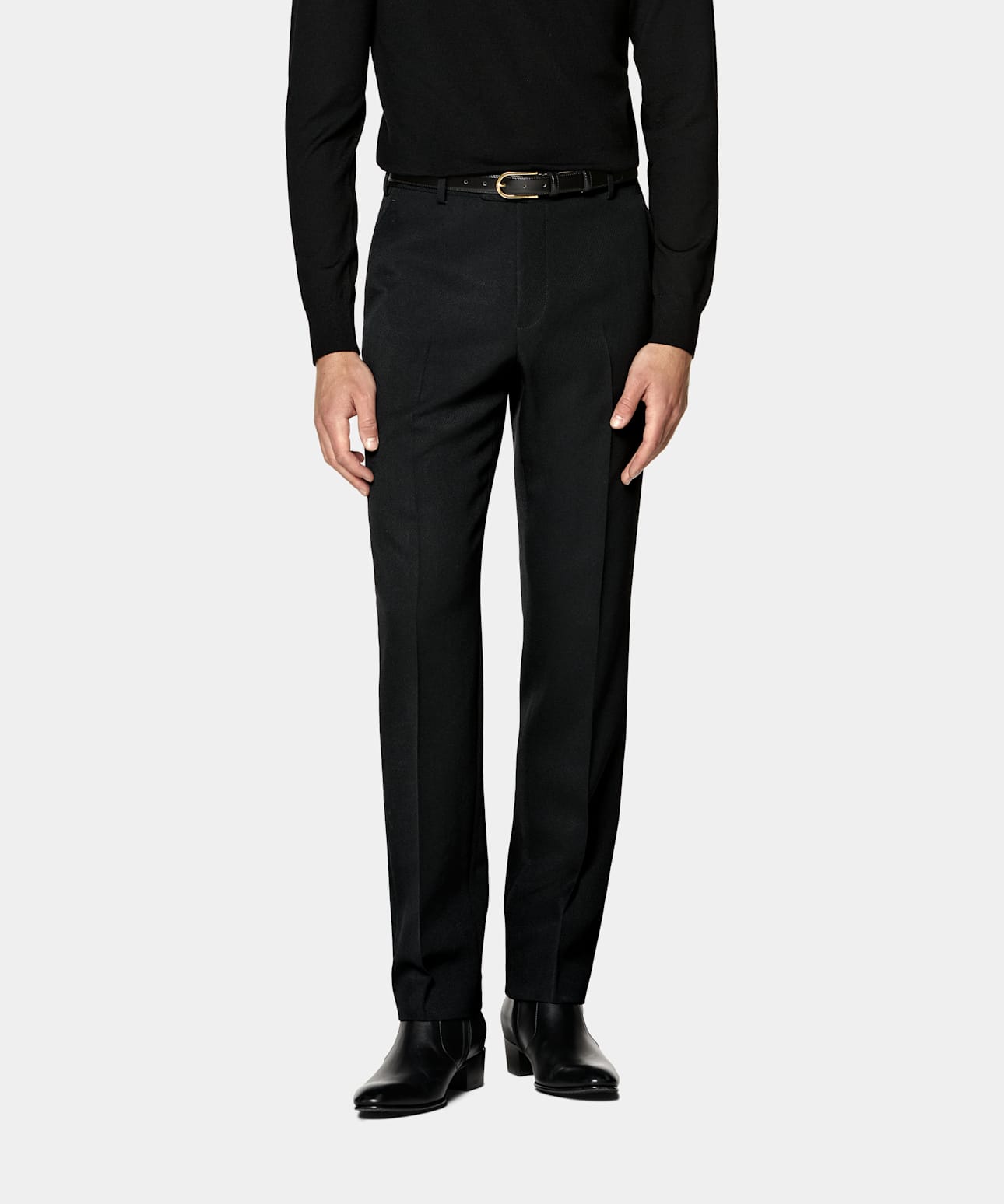 Straight Leg Suit Pants