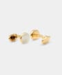 Gold Round Cufflinks
