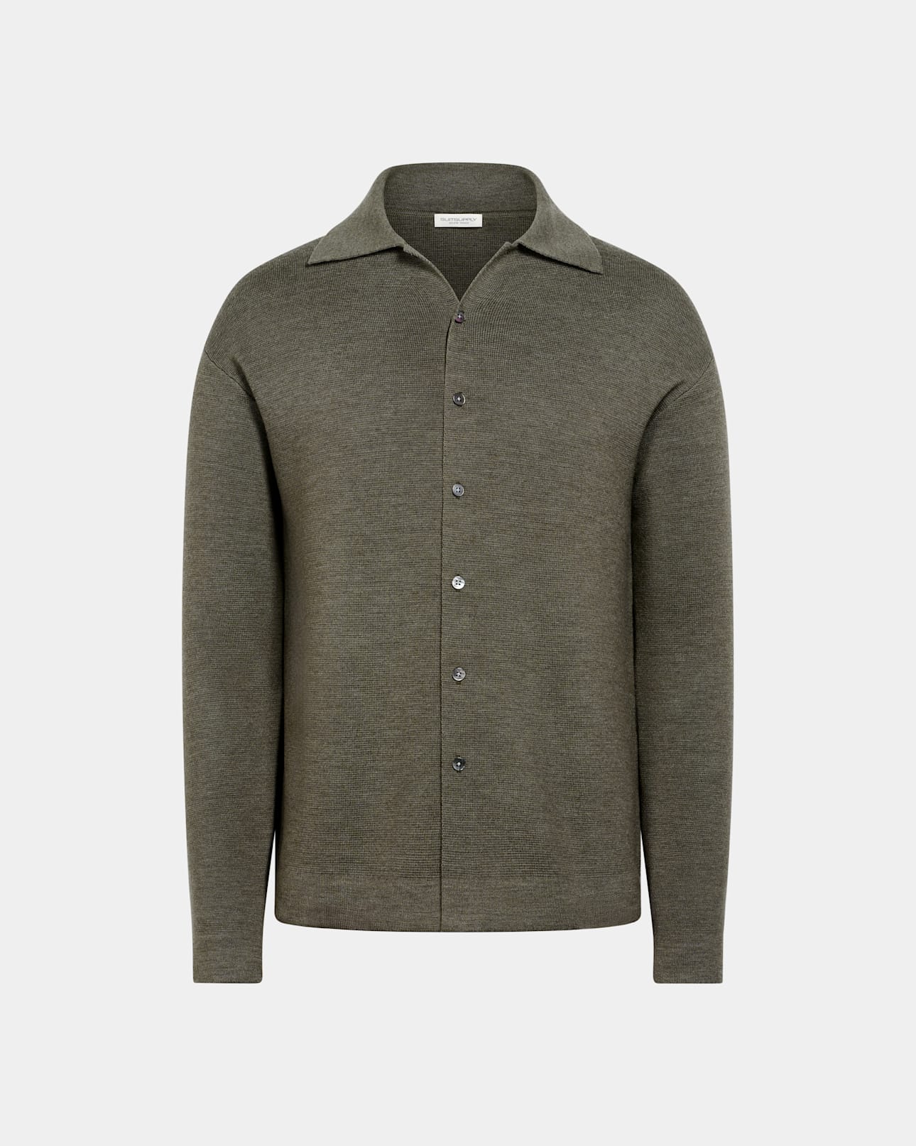 Long Sleeve Polo Cardigan