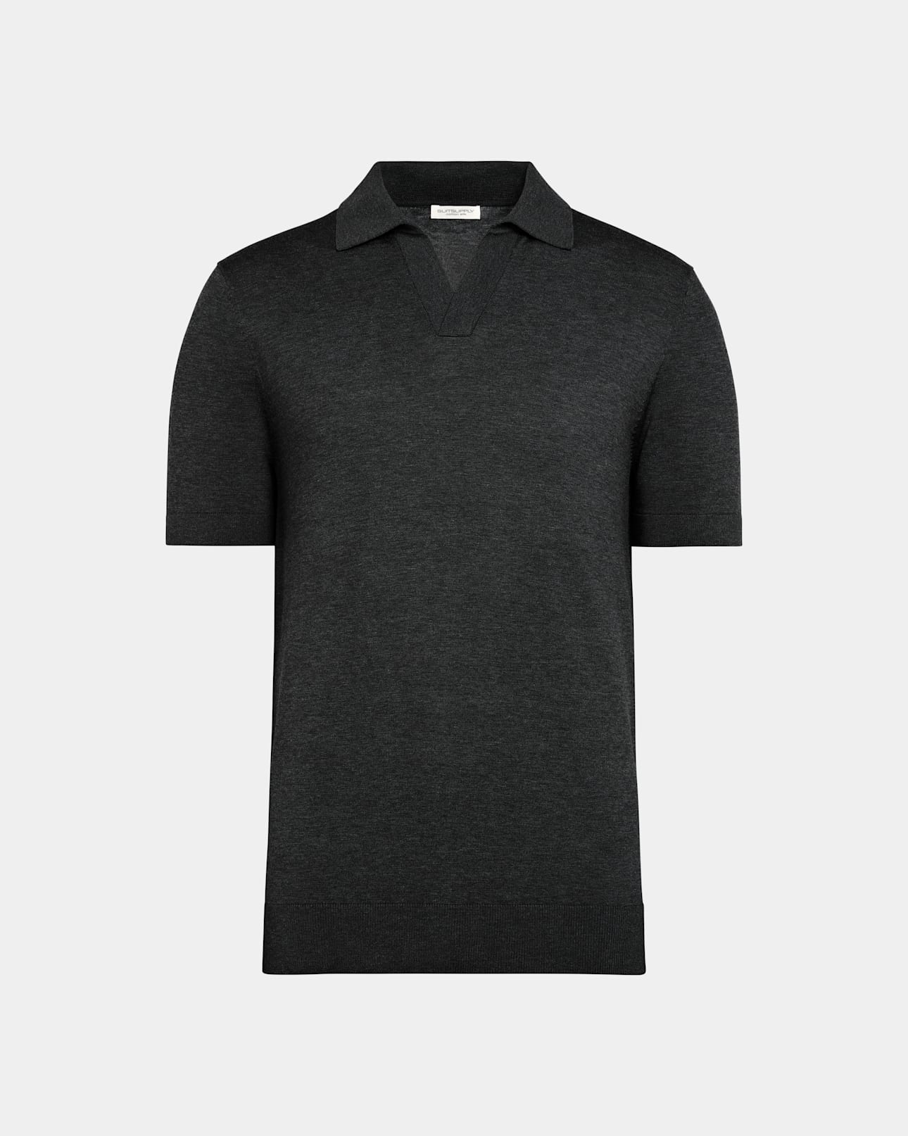 Buttonless Polo