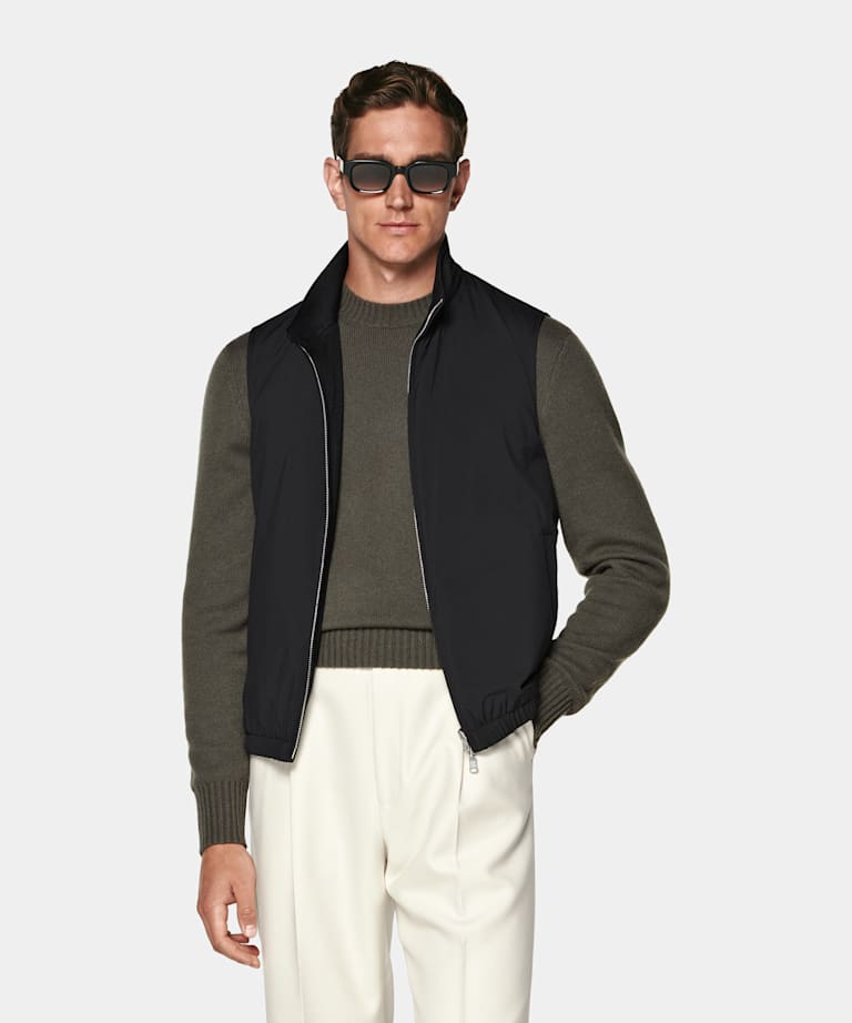 Reversible Light Padded Zip Vest