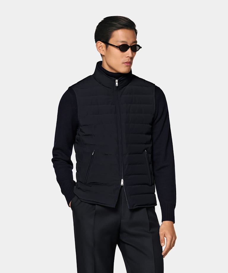 Padded Down Zip Vest