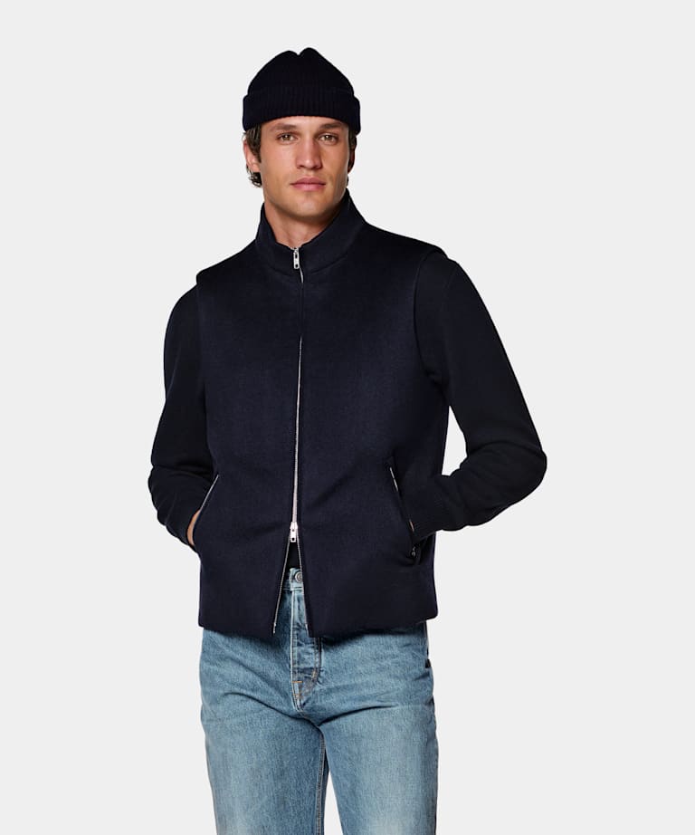 Gesteppte Zip-Weste