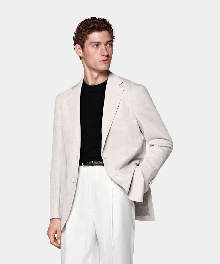 Tailored Fit Havana Suit Jacket