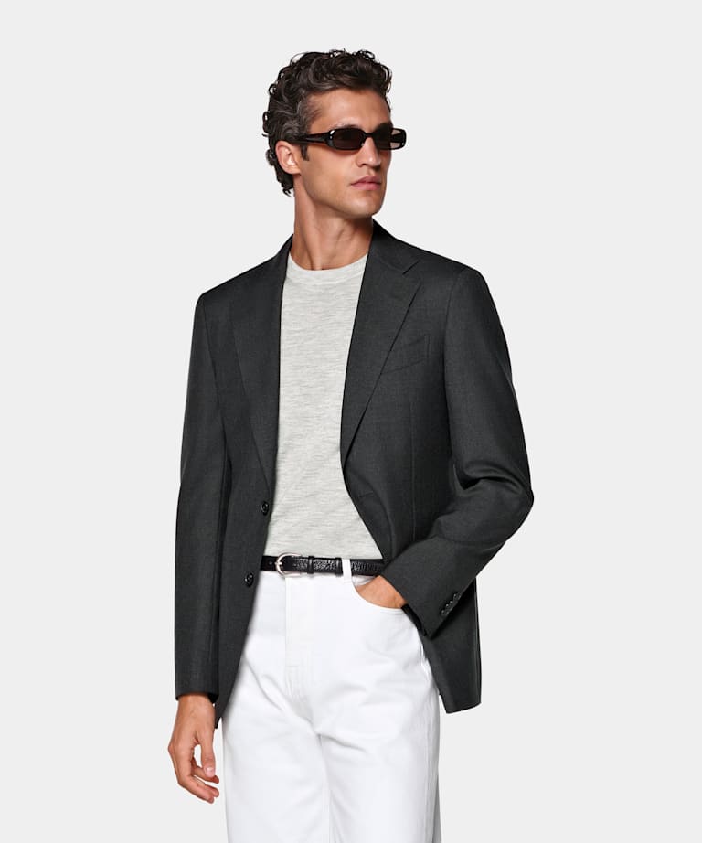 Perennial Tailored Fit Havana Suit Jacket