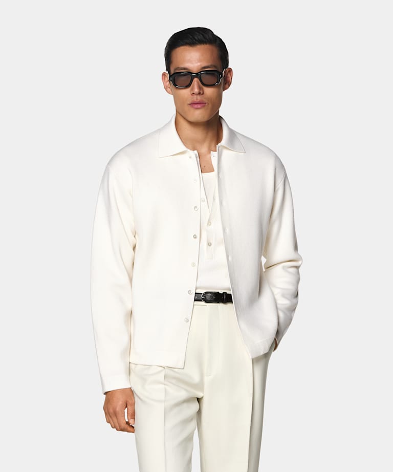 Long Sleeve Polo Cardigan