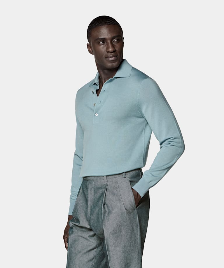 Long Sleeve Polo