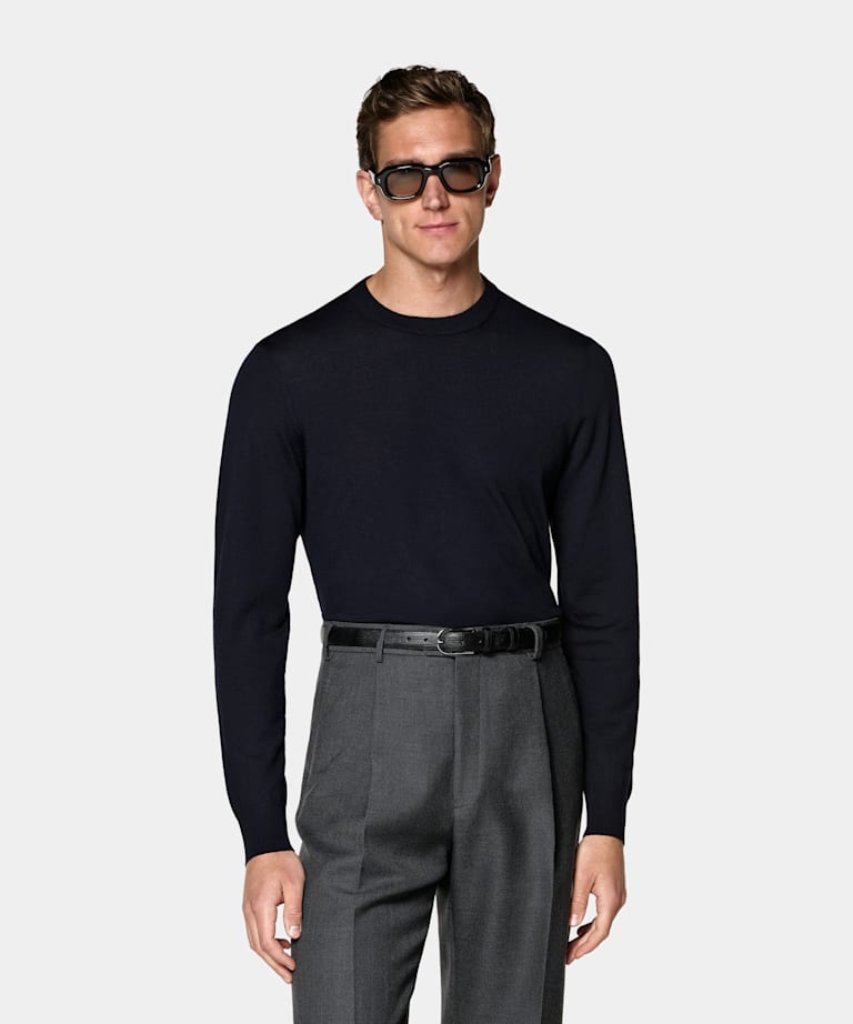 Pullover mit Rundhals