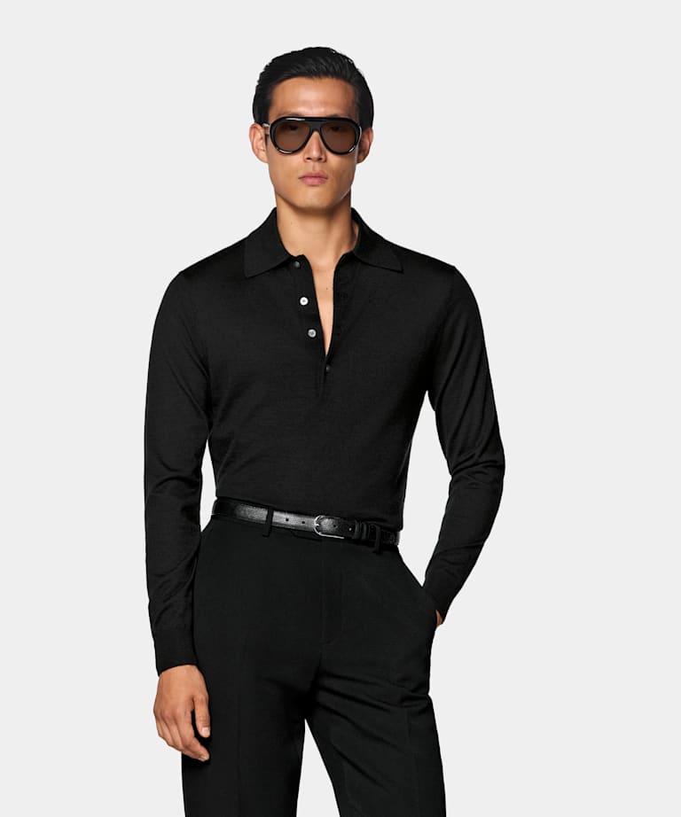 Long Sleeve Polo