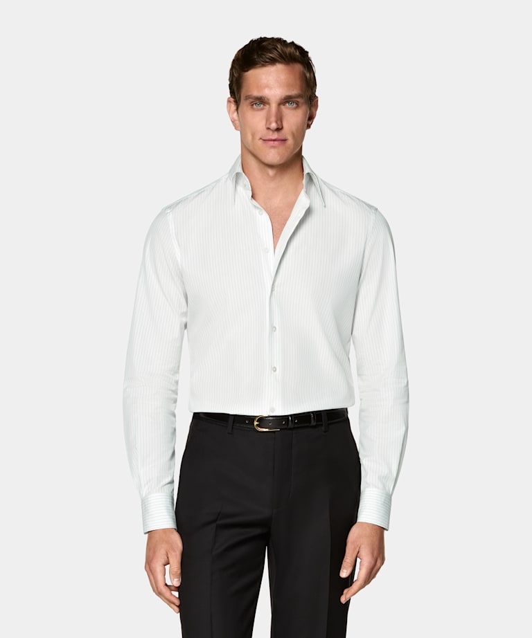 Straight Leg Suit Pants
