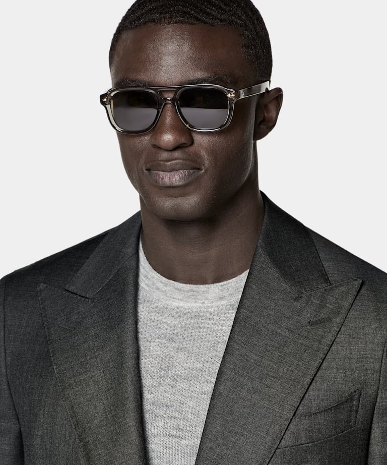 Tailored Fit Havana Suit Jacket