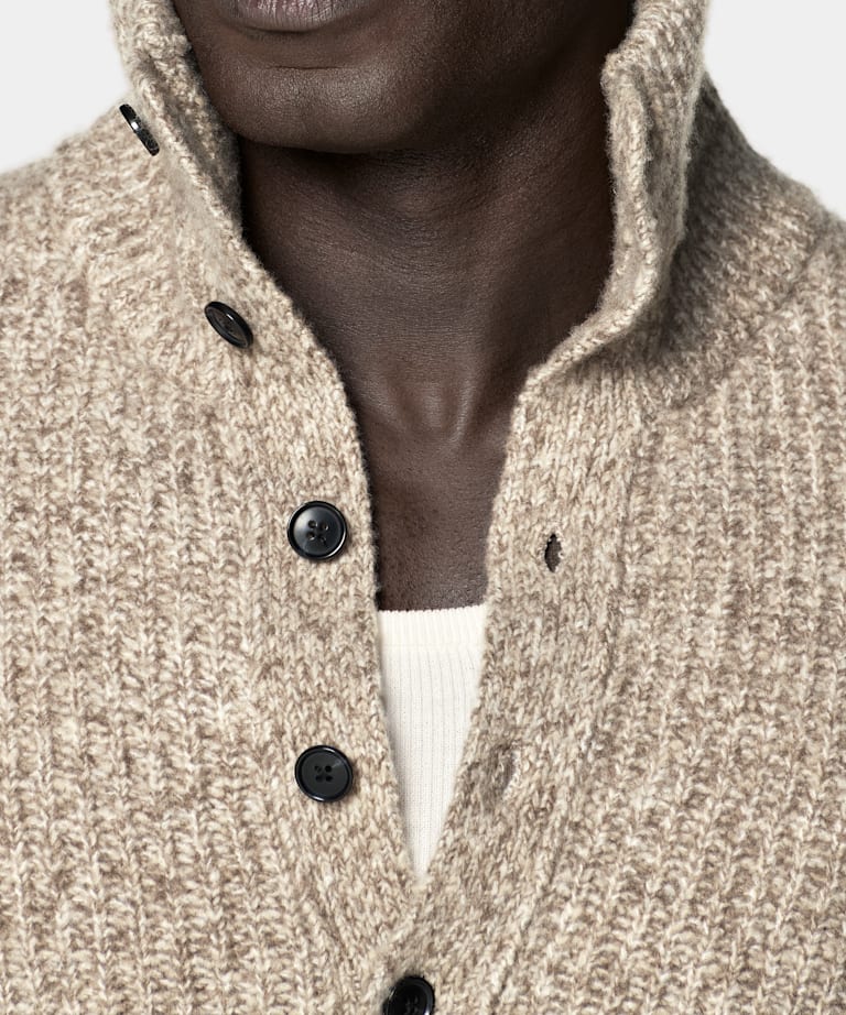 Long Sleeve Funnel-Neck