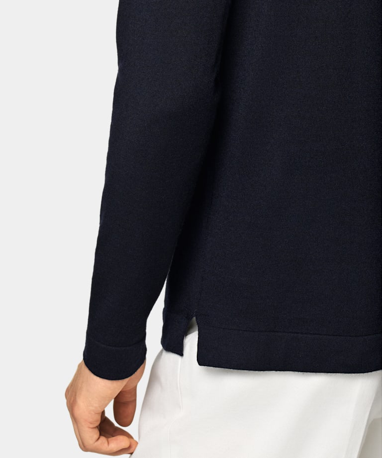 Long Sleeve Polo Cardigan