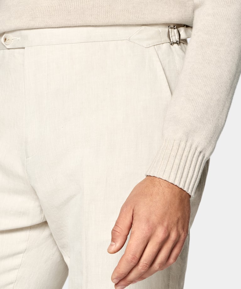 Straight Leg Suit Pants