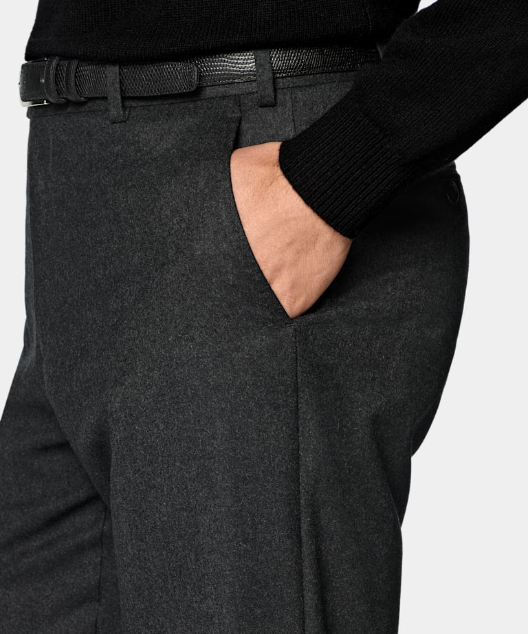 Straight Leg Suit Pants