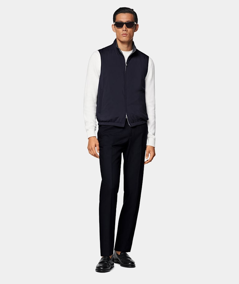 Reversible Light Padded Zip Vest