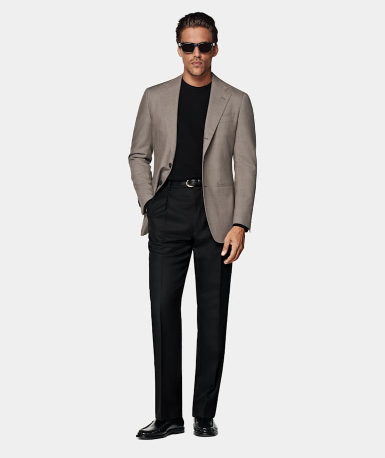 Tailored Fit Havana Suit Jacket