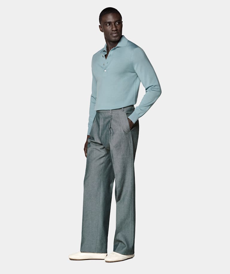 Long Sleeve Polo
