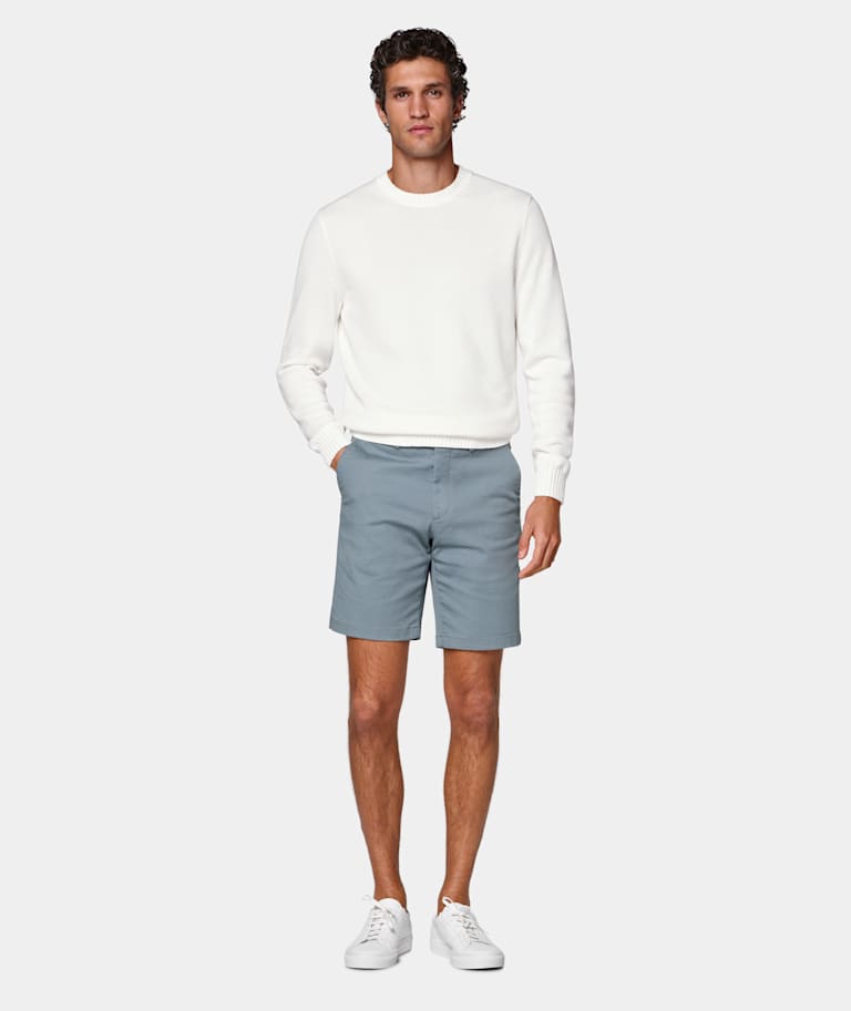 Slim Leg Chino Shorts
