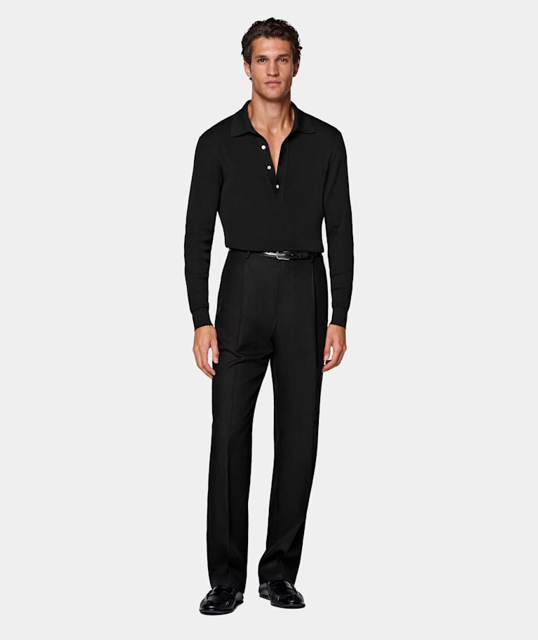 Wide Leg Straight Pants