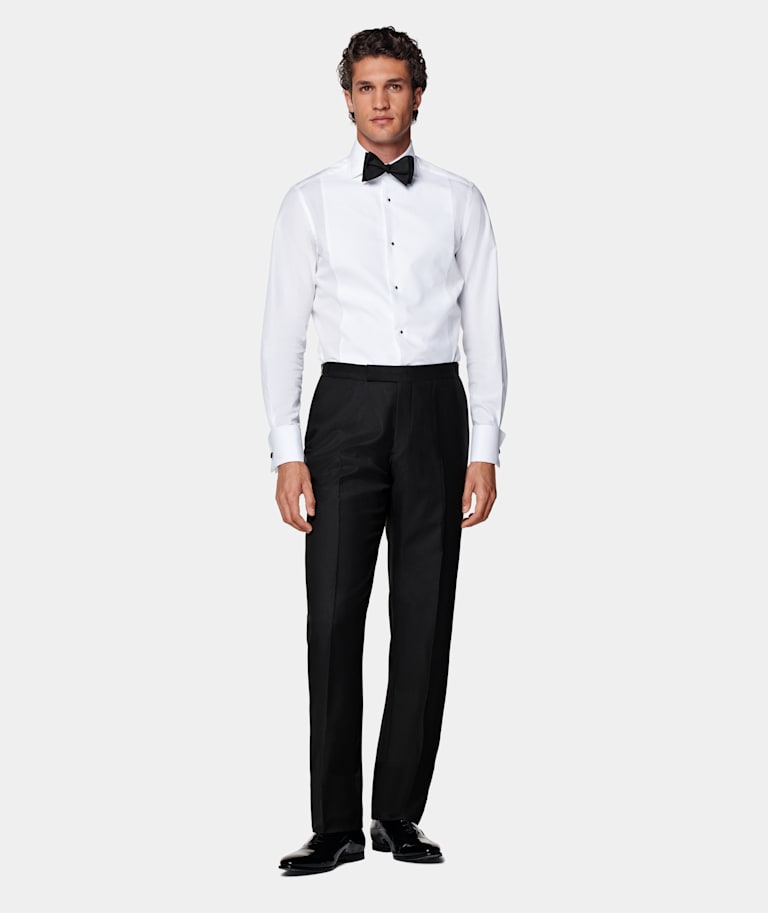 Straight Leg Tuxedo Pants