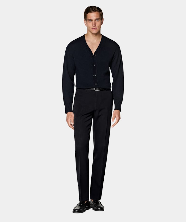 Straight Leg Suit Pants