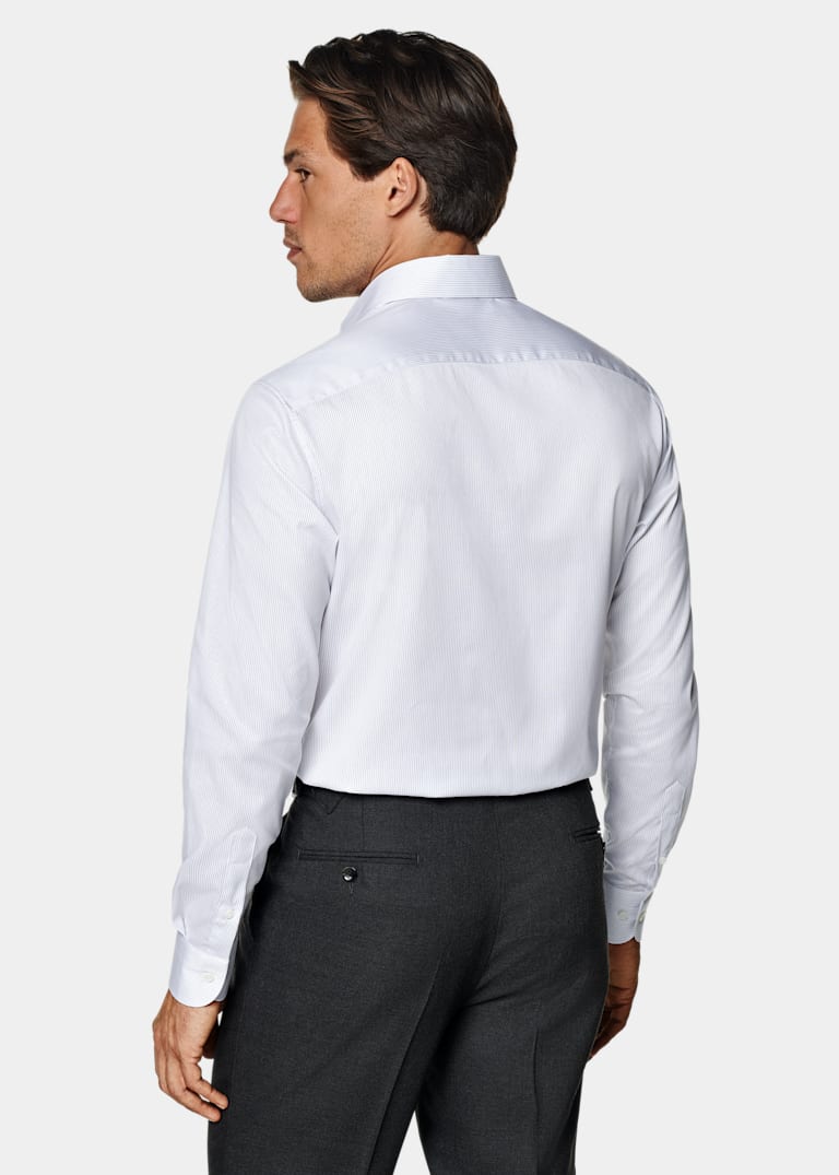 Tailored Fit Widespread Collar Shirt
