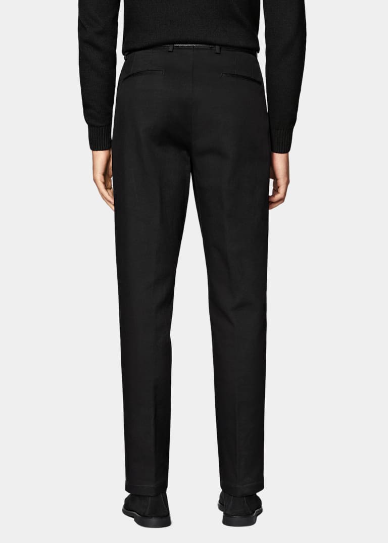 Wide Leg Tapered Chinos