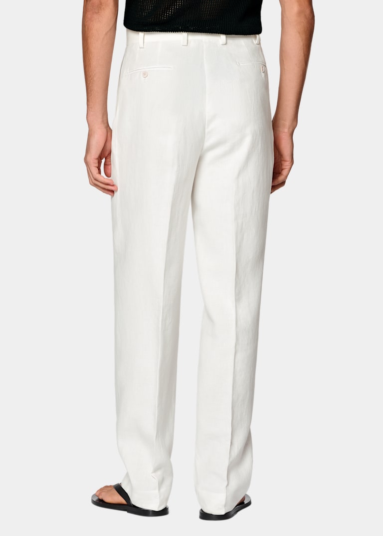 Wide Leg Straight Suit Pants
