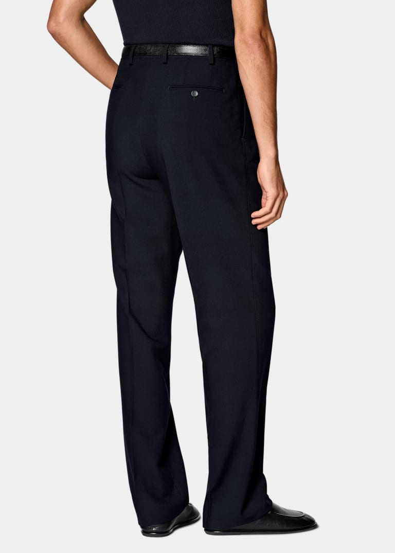 Wide Leg Suit Pants