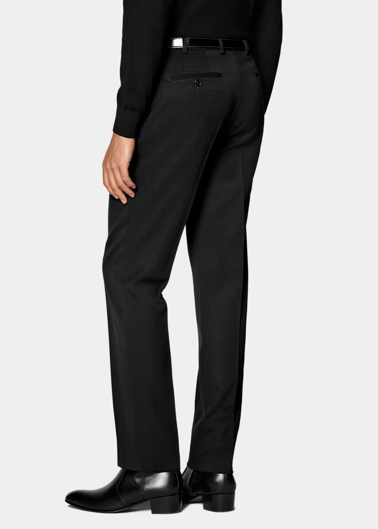 Straight Leg Suit Pants
