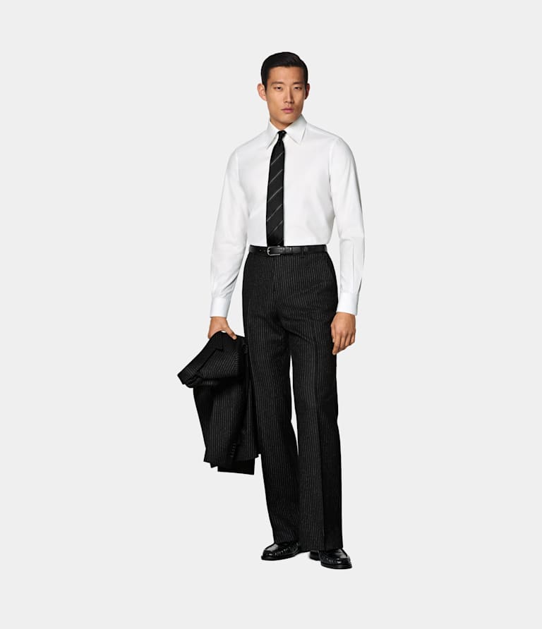 Tailored Fit Point Collar Shirt