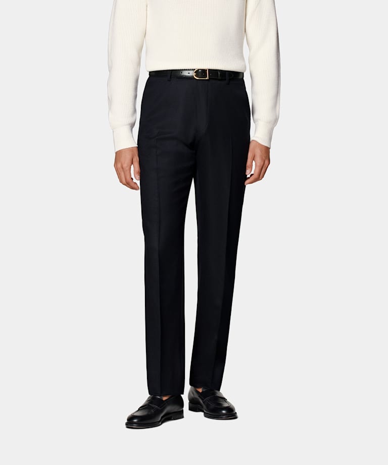 Straight Leg Suit Pants