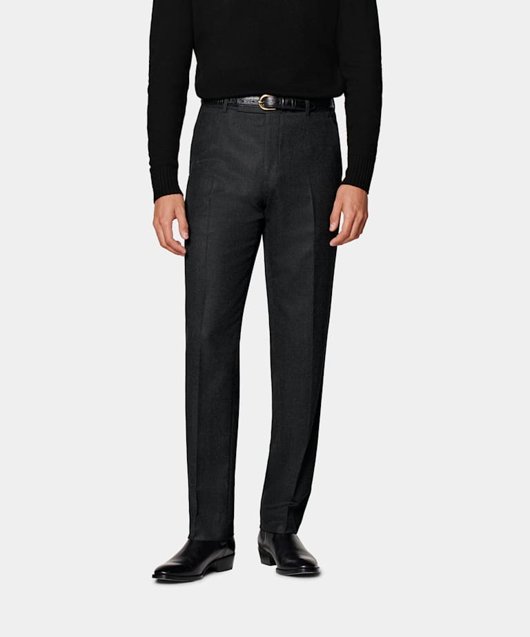 Straight Leg Suit Pants