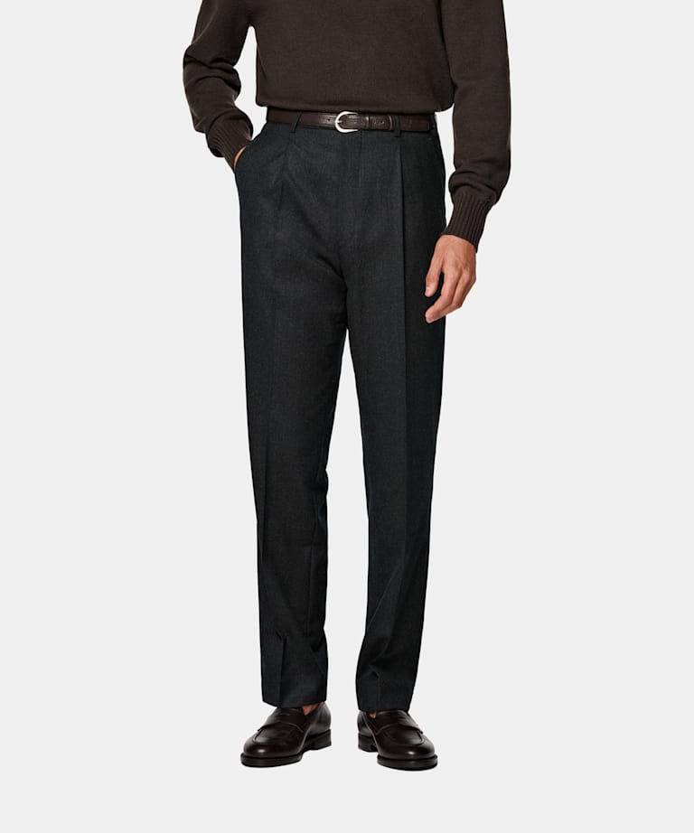 Pantalon de costume Wide Leg Tapered