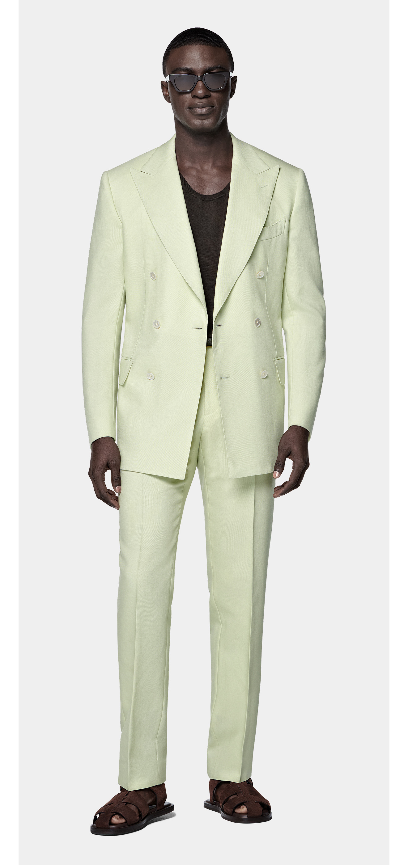 Light green suit
