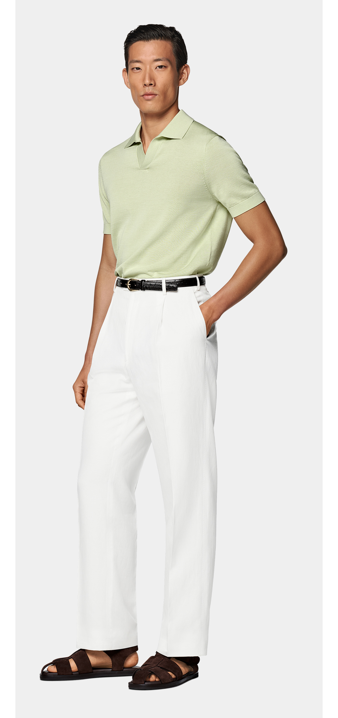 Light green polo