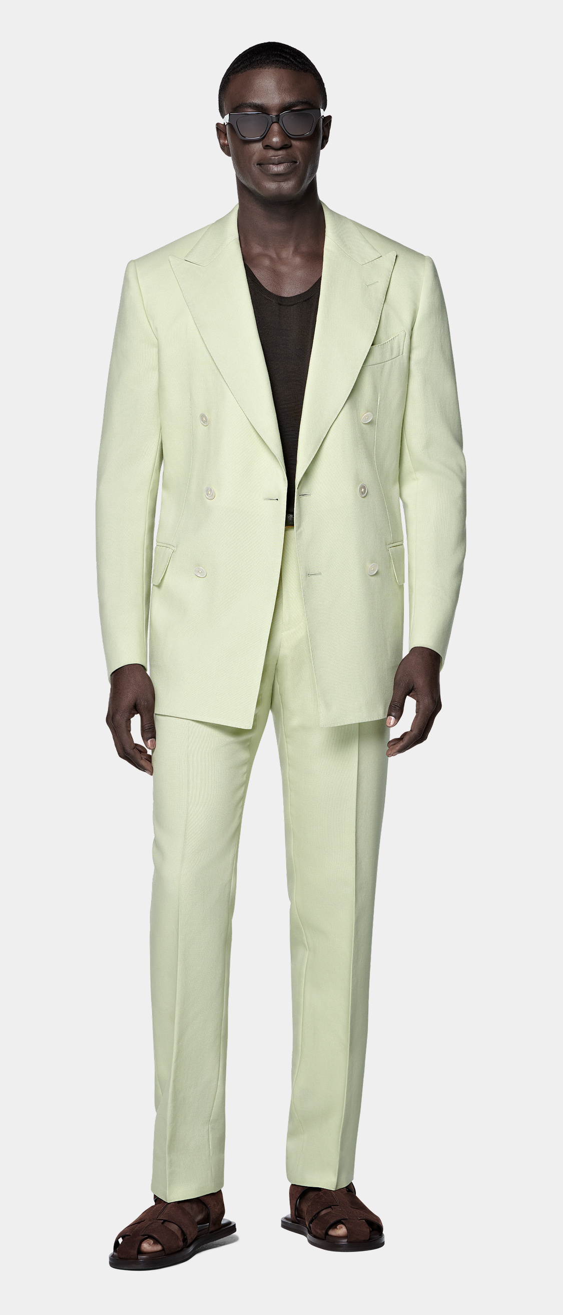 Light green suit