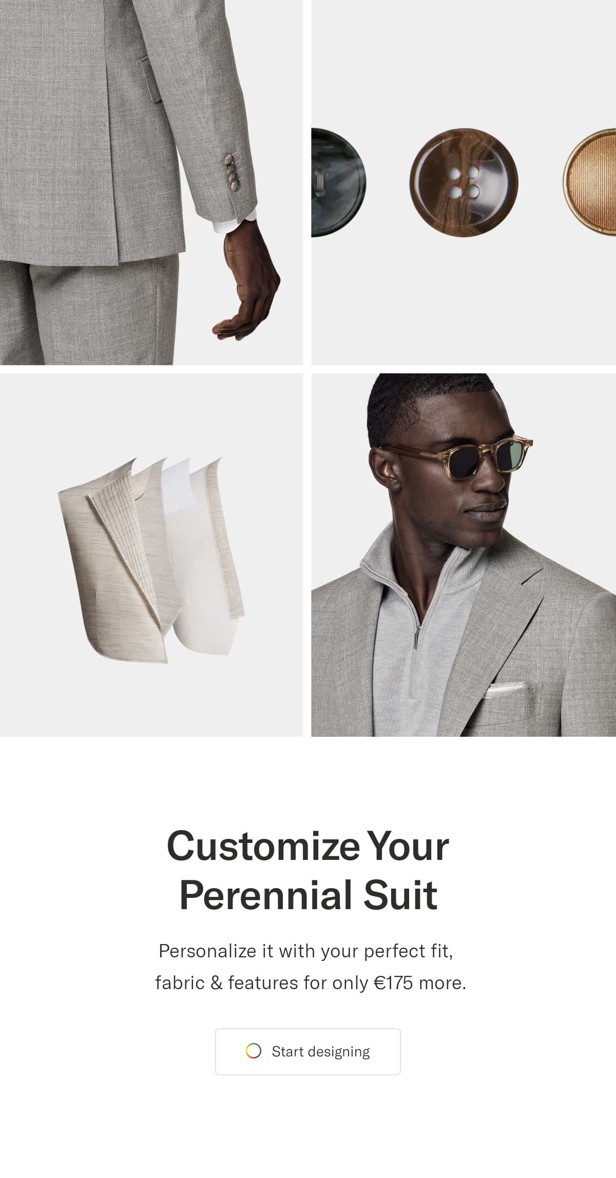 Customize Your Perennial Suit | Start designing